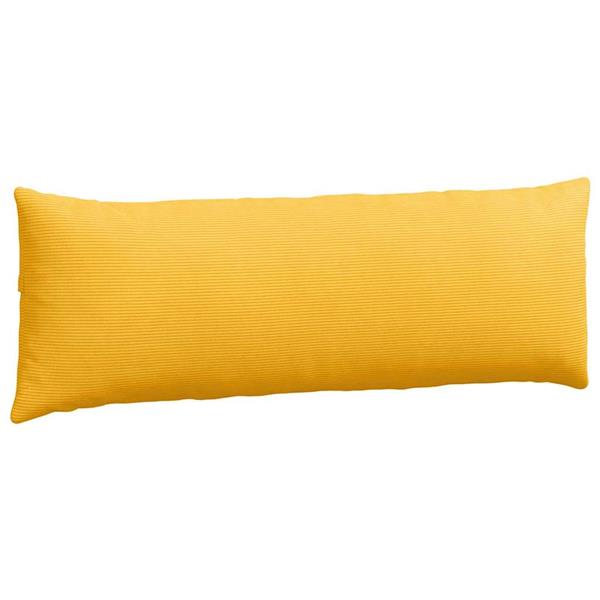 Grote foto vidaxl sofa kussens 2 pcs lichtgeel 120 x 40 cm katoen stof huis en inrichting woningdecoratie