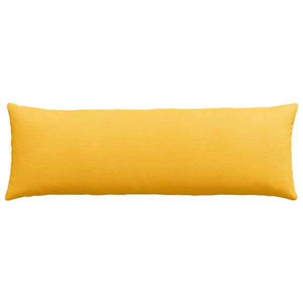 Grote foto vidaxl sofa kussens 2 pcs lichtgeel 120 x 40 cm katoen stof huis en inrichting woningdecoratie