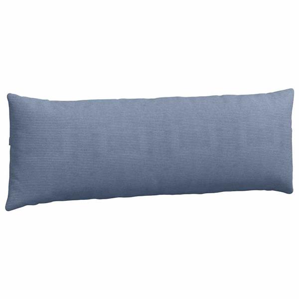 Grote foto vidaxl sofa kussens 2 pcs blauw 120 x 40 cm katoen stof huis en inrichting woningdecoratie