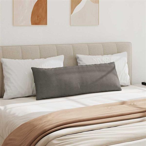 Grote foto vidaxl sofa kussens 2 pcs lichtgrijs 120 x 40 cm katoen stof huis en inrichting woningdecoratie