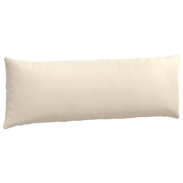 Grote foto vidaxl sofa kussens 2 pcs beige 120 x 40 cm stof huis en inrichting woningdecoratie