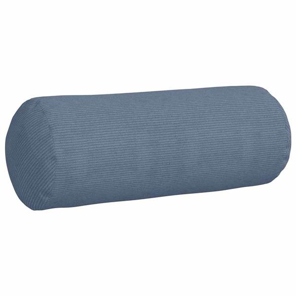 Grote foto vidaxl bolster kussens 2 pcs blauw 25 x 70 cm katoen stof huis en inrichting woningdecoratie
