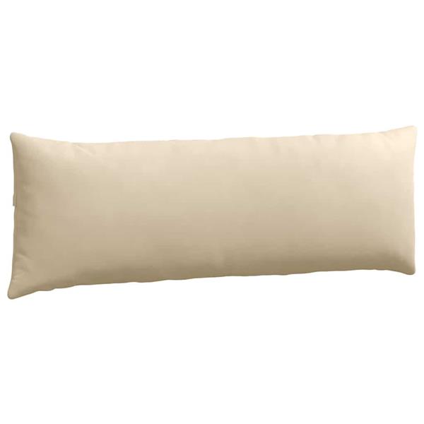 Grote foto vidaxl sofa kussens 2 pcs cr me 120 x 40 cm stof huis en inrichting woningdecoratie