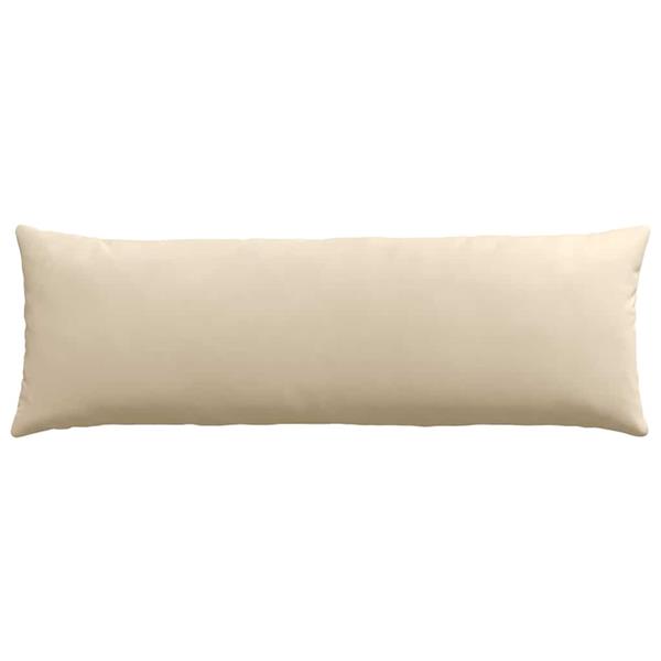 Grote foto vidaxl sofa kussens 2 pcs cr me 120 x 40 cm stof huis en inrichting woningdecoratie