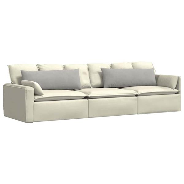 Grote foto vidaxl sofa kussens 2 pcs lichtgrijs 120 x 40 cm stof huis en inrichting woningdecoratie