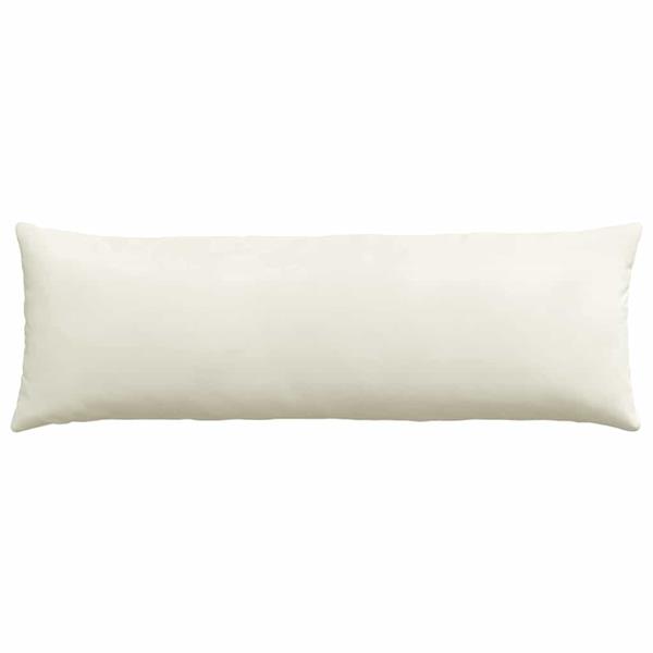 Grote foto vidaxl sofa kussens 2 pcs cr me 120 x 40 cm katoen stof huis en inrichting woningdecoratie