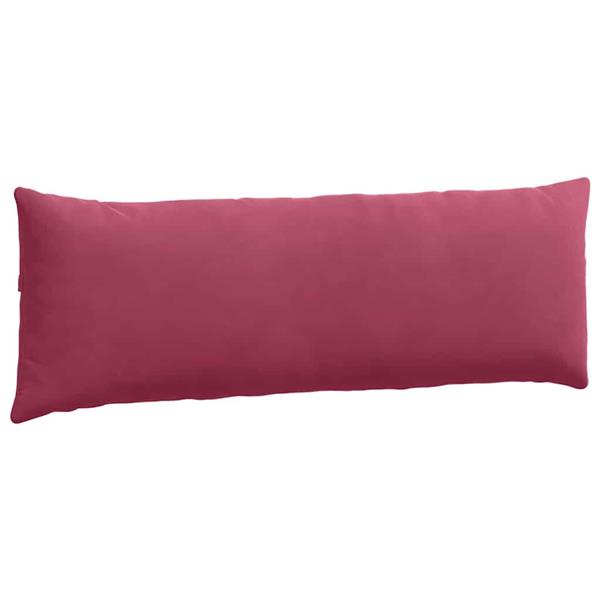 Grote foto vidaxl sofa kussens 2 pcs wijnrood 120 x 40 cm katoen stof huis en inrichting woningdecoratie