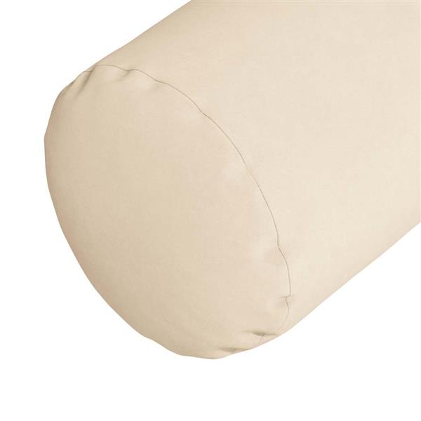 Grote foto vidaxl bolster kussens 2 pcs beige 25 x 70 cm microvezel stof huis en inrichting woningdecoratie