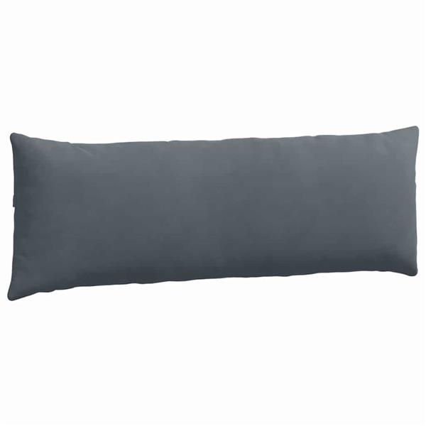 Grote foto vidaxl sofa kussens 2 pcs donkergrijs 120 x 40 cm katoen stof huis en inrichting woningdecoratie