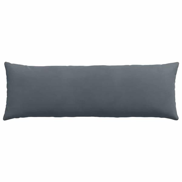 Grote foto vidaxl sofa kussens 2 pcs donkergrijs 120 x 40 cm katoen stof huis en inrichting woningdecoratie