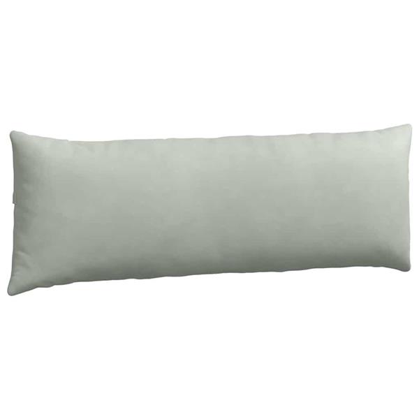 Grote foto vidaxl sofa kussens 2 pcs lichtgrijs 120 x 40 cm katoen stof huis en inrichting woningdecoratie