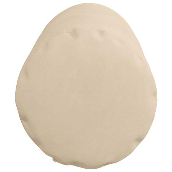 Grote foto vidaxl bolster kussens 2 pcs cr me 25 x 70 cm microvezel stof huis en inrichting woningdecoratie