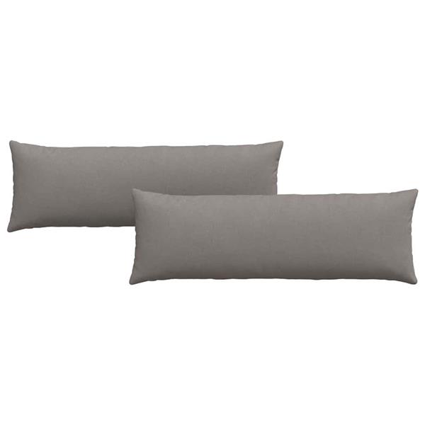 Grote foto vidaxl sofa kussens 2 pcs taupe 120 x 40 cm stof huis en inrichting woningdecoratie