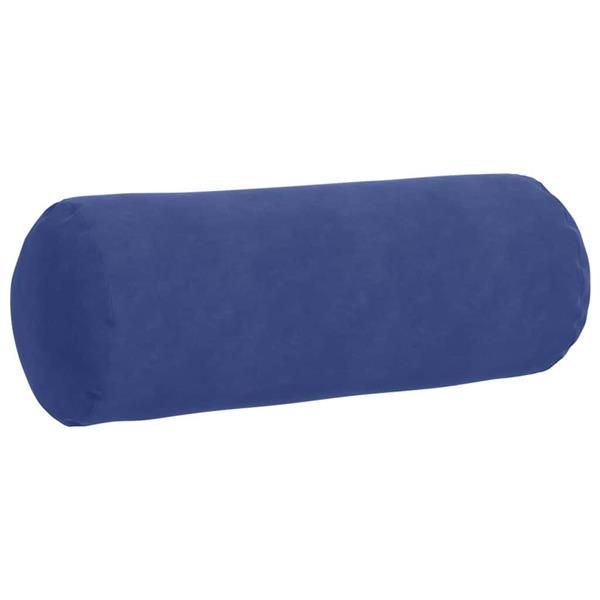 Grote foto vidaxl bolster kussens 2 pcs politieblauw 25 x 70 cm katoen stof huis en inrichting woningdecoratie