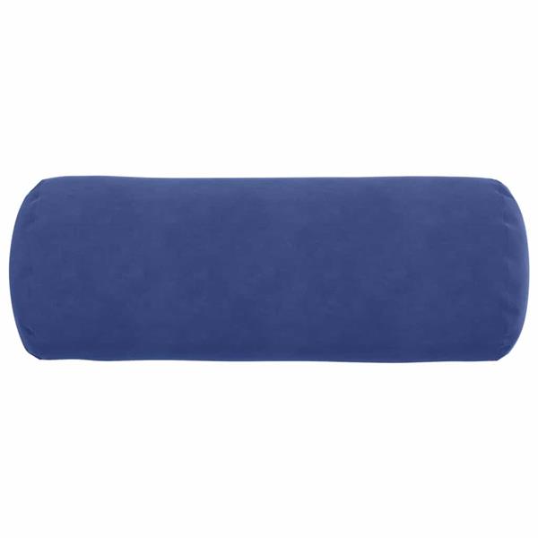 Grote foto vidaxl bolster kussens 2 pcs politieblauw 25 x 70 cm katoen stof huis en inrichting woningdecoratie