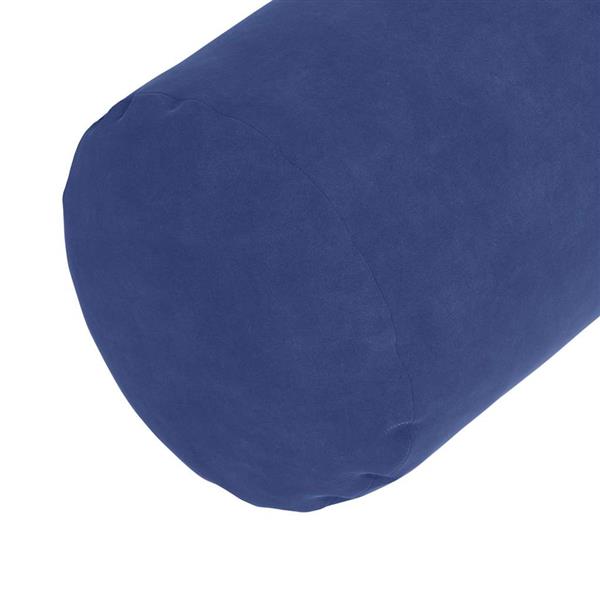 Grote foto vidaxl bolster kussens 2 pcs politieblauw 25 x 70 cm katoen stof huis en inrichting woningdecoratie