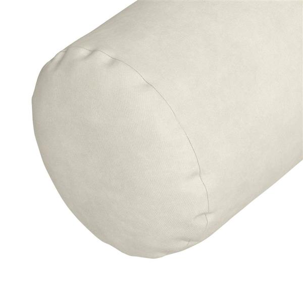 Grote foto vidaxl bolster kussens 2 pcs cr me 25 x 70 cm katoen stof huis en inrichting woningdecoratie