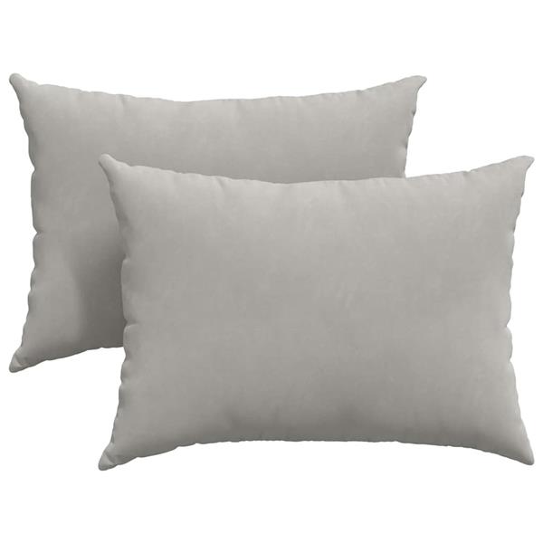 Grote foto vidaxl sofa kussens 2 pcs lichtgrijs 70 x 50 cm stof huis en inrichting woningdecoratie