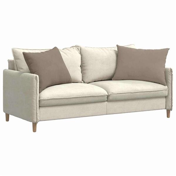 Grote foto vidaxl sofa kussens 2 pcs taupe 70 x 50 cm stof huis en inrichting woningdecoratie