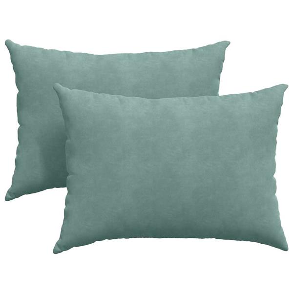 Grote foto vidaxl sofa kussens 2 pcs zeegroen 70 x 50 cm katoen stof huis en inrichting woningdecoratie