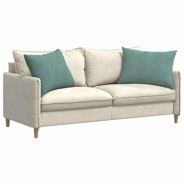 Grote foto vidaxl sofa kussens 2 pcs zeegroen 70 x 50 cm katoen stof huis en inrichting woningdecoratie