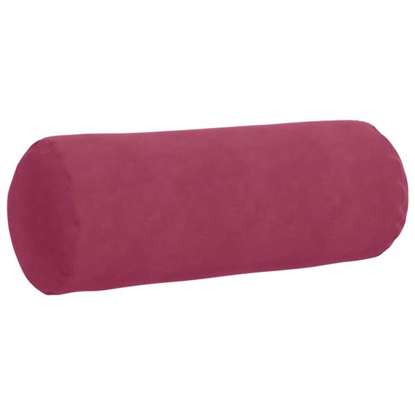 Grote foto vidaxl bolster kussens 2 pcs wijnrood 25 x 70 cm katoen stof huis en inrichting woningdecoratie
