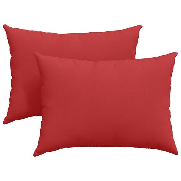 Grote foto vidaxl sofa kussens 2 pcs rood 70 x 50 cm stof huis en inrichting woningdecoratie