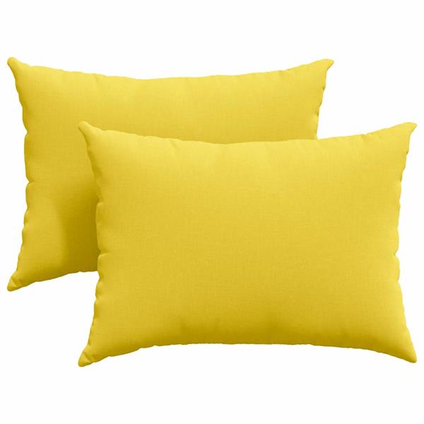 Grote foto vidaxl sofa kussens 2 pcs lichtgeel 70 x 50 cm stof huis en inrichting woningdecoratie