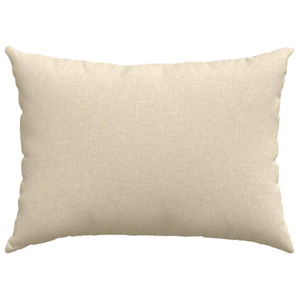 Grote foto vidaxl sofa kussens 2 pcs cr me 70 x 50 cm stof huis en inrichting woningdecoratie