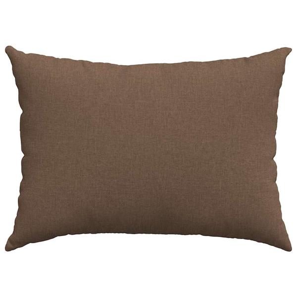Grote foto vidaxl sofa kussens 2 pcs bruin 70 x 50 cm stof huis en inrichting woningdecoratie