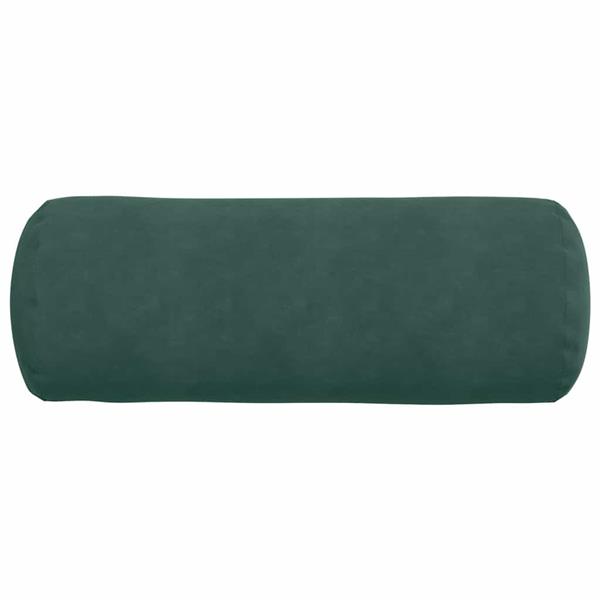 Grote foto vidaxl bolster kussens 2 pcs donkergroen 25 x 70 cm katoen stof huis en inrichting woningdecoratie