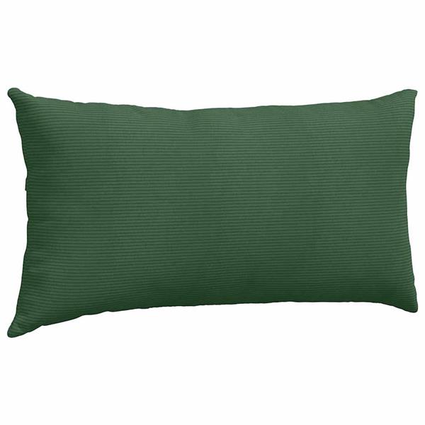 Grote foto vidaxl sofa kussens 2 pcs donkergroen 80 x 40 cm katoen stof huis en inrichting woningdecoratie