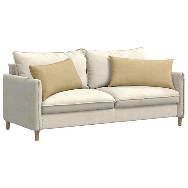 Grote foto vidaxl sofa kussens 2 pcs grijs groen 80 x 40 cm katoen stof huis en inrichting woningdecoratie