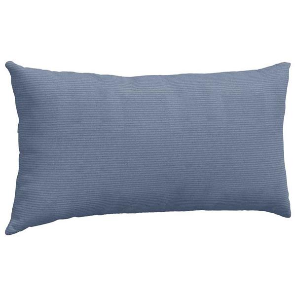 Grote foto vidaxl sofa kussens 2 pcs blauw 80 x 40 cm katoen stof huis en inrichting woningdecoratie