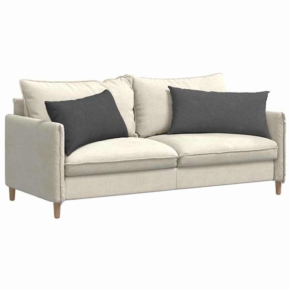 Grote foto vidaxl sofa kussens 2 pcs donkergrijs 80 x 40 cm katoen stof huis en inrichting woningdecoratie