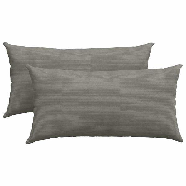 Grote foto vidaxl sofa kussens 2 pcs lichtgrijs 80 x 40 cm katoen stof huis en inrichting woningdecoratie
