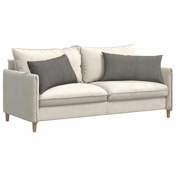 Grote foto vidaxl sofa kussens 2 pcs lichtgrijs 80 x 40 cm katoen stof huis en inrichting woningdecoratie