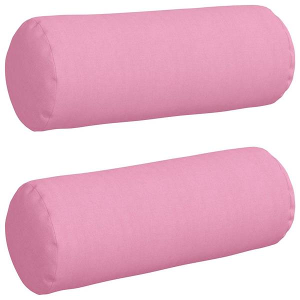 Grote foto vidaxl bolster kussens 2 pcs roze 25 x 70 cm stof huis en inrichting woningdecoratie