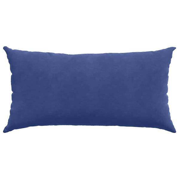 Grote foto vidaxl sofa kussens 2 pcs politieblauw 80 x 40 cm katoen stof huis en inrichting woningdecoratie