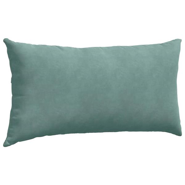 Grote foto vidaxl sofa kussens 2 pcs zeegroen 80 x 40 cm katoen stof huis en inrichting woningdecoratie