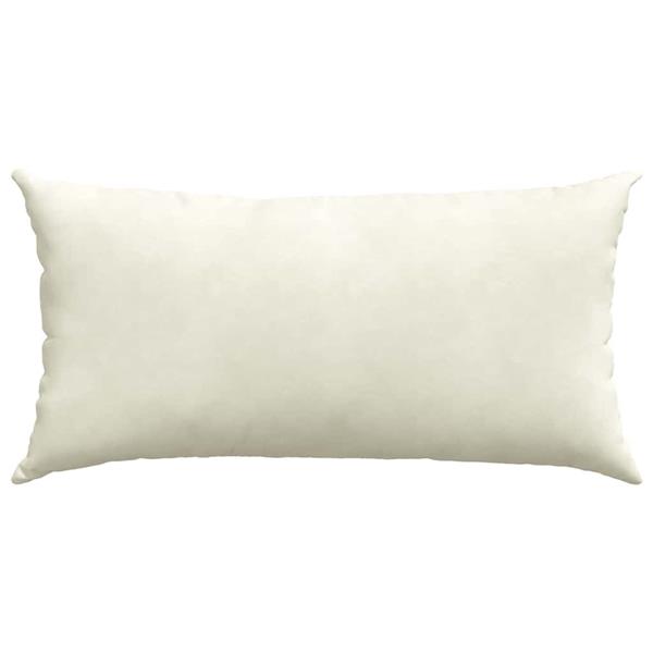 Grote foto vidaxl sofa kussens 2 pcs cr me 80 x 40 cm katoen stof huis en inrichting woningdecoratie