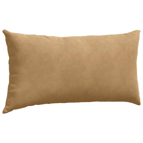 Grote foto vidaxl sofa kussens 2 pcs bruin 80 x 40 cm katoen stof huis en inrichting woningdecoratie