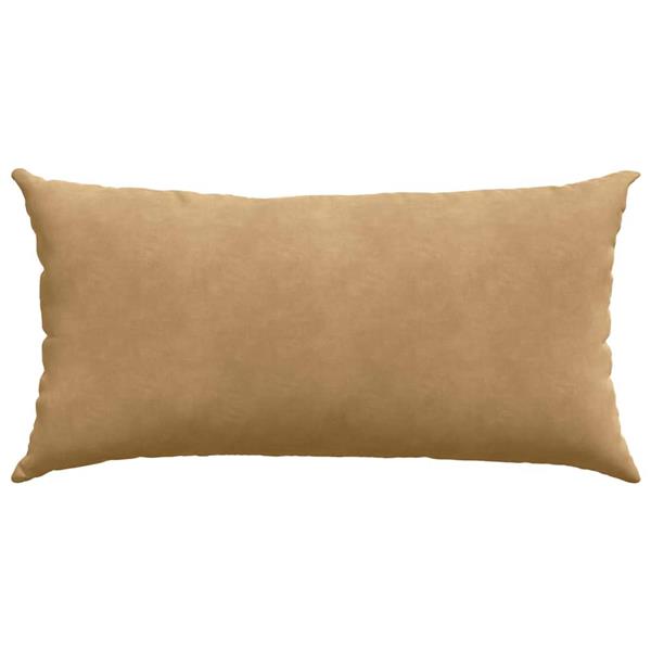 Grote foto vidaxl sofa kussens 2 pcs bruin 80 x 40 cm katoen stof huis en inrichting woningdecoratie