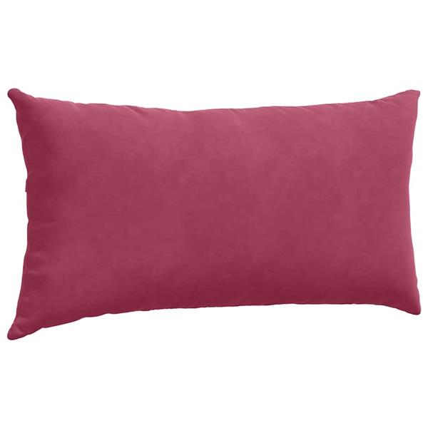 Grote foto vidaxl sofa kussens 2 pcs wijnrood 80 x 40 cm katoen stof huis en inrichting woningdecoratie