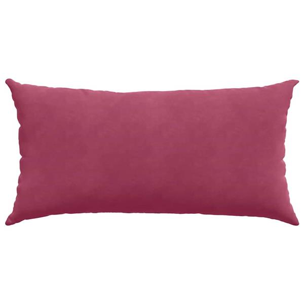 Grote foto vidaxl sofa kussens 2 pcs wijnrood 80 x 40 cm katoen stof huis en inrichting woningdecoratie
