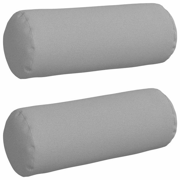 Grote foto vidaxl bolster kussens 2 pcs wolkengrijs 25 x 70 cm stof huis en inrichting woningdecoratie