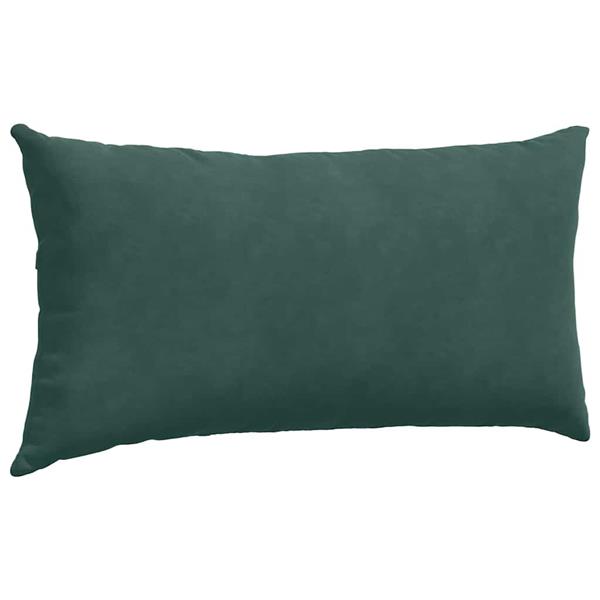 Grote foto vidaxl sofa kussens 2 pcs donkergroen 80 x 40 cm katoen stof huis en inrichting woningdecoratie