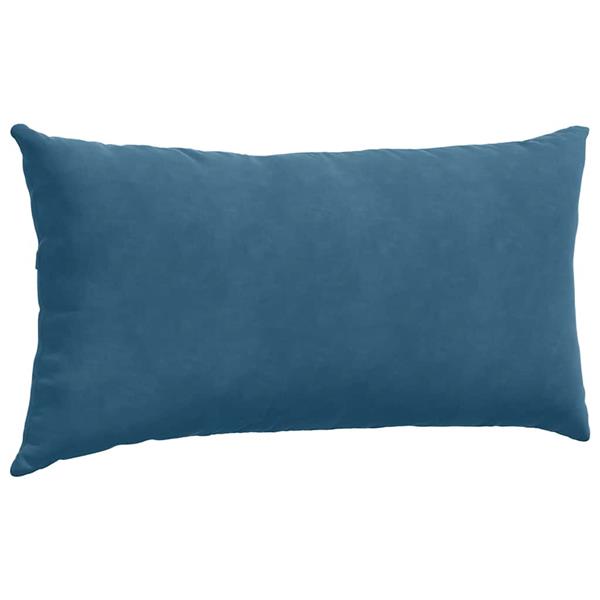 Grote foto vidaxl sofa kussens 2 pcs blauw 80 x 40 cm katoen stof huis en inrichting woningdecoratie