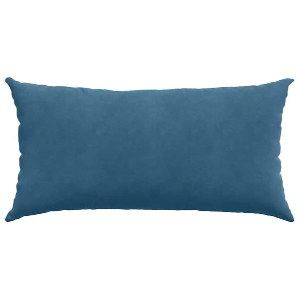 Grote foto vidaxl sofa kussens 2 pcs blauw 80 x 40 cm katoen stof huis en inrichting woningdecoratie
