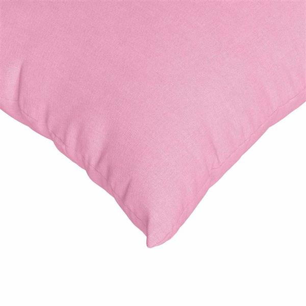 Grote foto vidaxl sofa kussens 2 pcs roze 80 x 40 cm stof huis en inrichting woningdecoratie